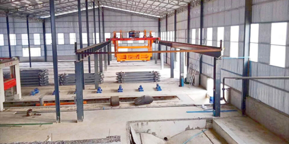 Xưởng sản xuất bê tông khí tại Campuchia